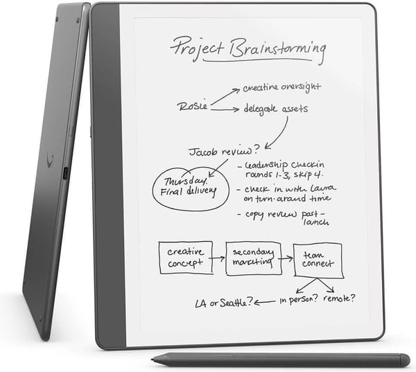 Електронна книга з підсвіткою Amazon Kindle Scribe 1st Gen. 2024 64Gb Tungsten фото 1