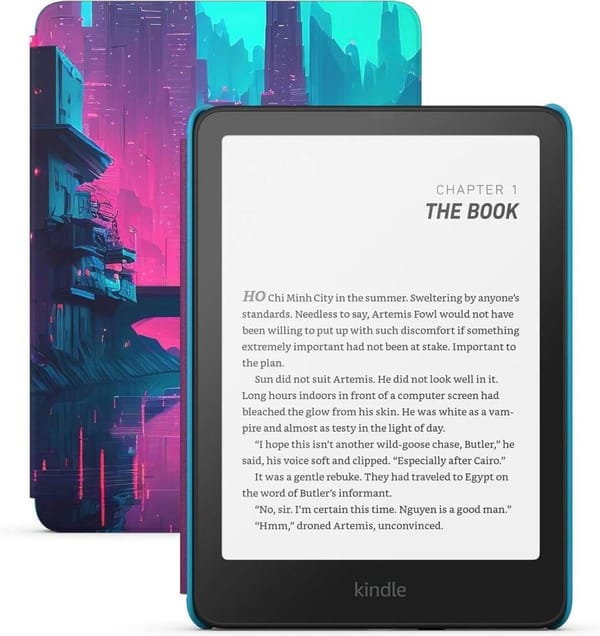Електронна книга з підсвіткою Amazon Kindle Paperwhite Kids 12th Gen. 2024 16Gb Cyber City фото 1