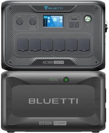 Комплект зарядної станції BLUETTI AC300 + battery module B500K фото 1
